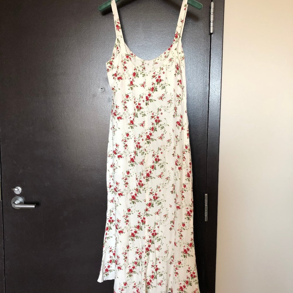Reformation Floral Slip Dress